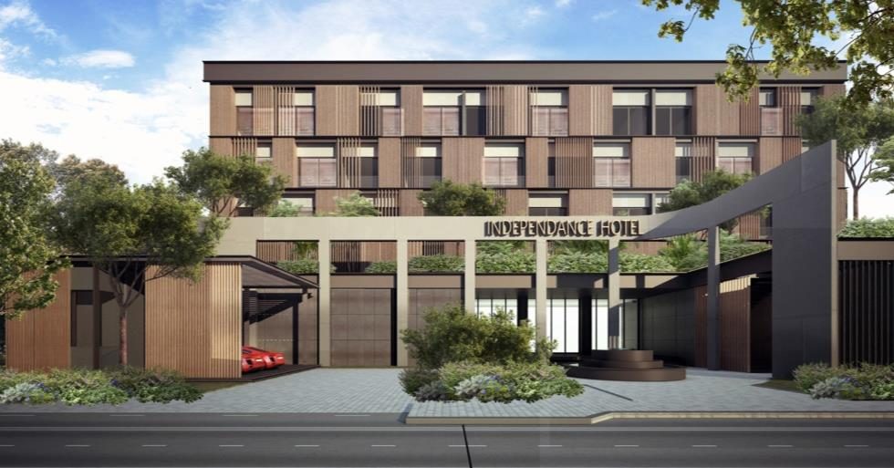 Independence Hotel render, Yaoundé